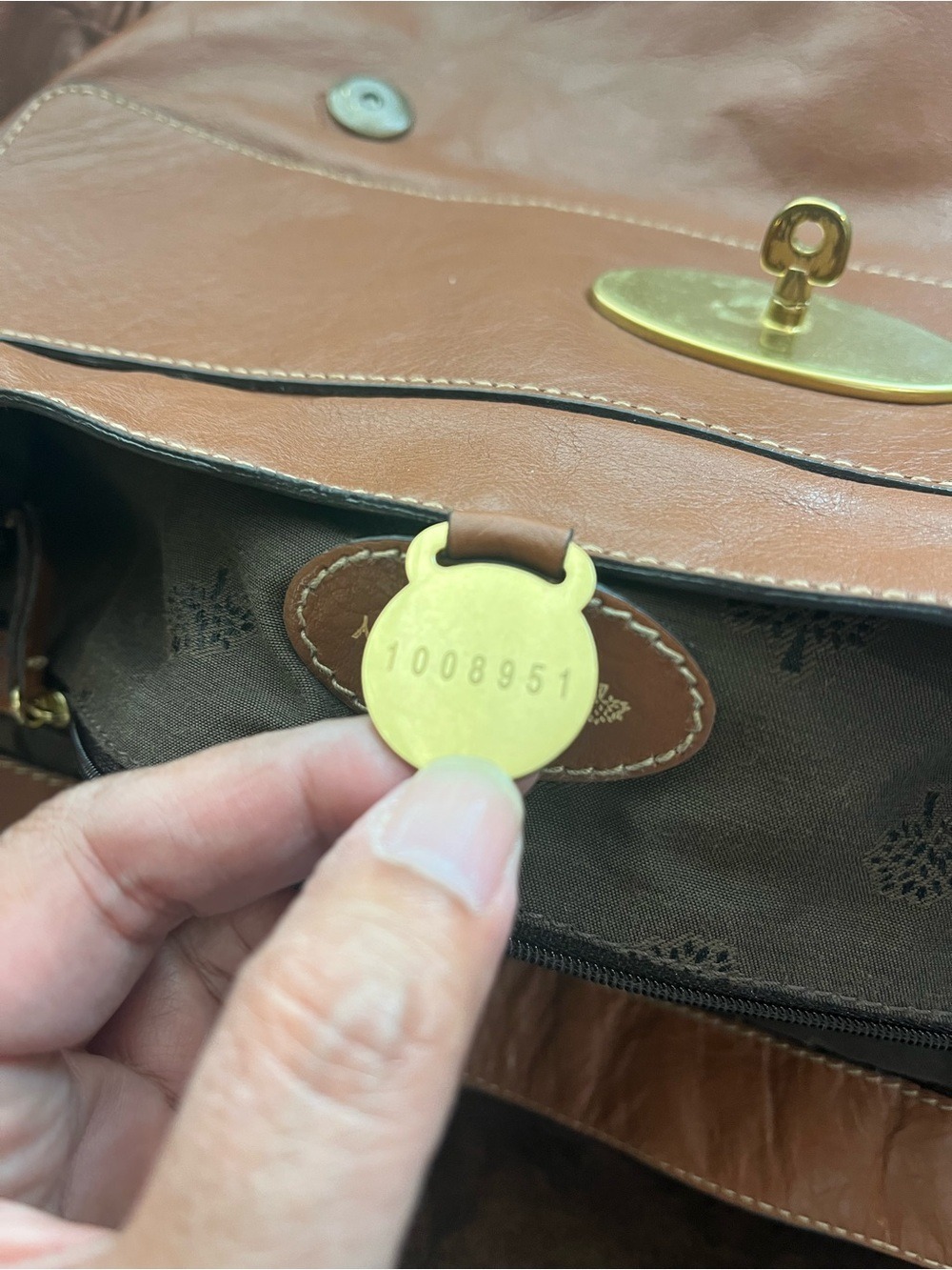 MULBERRY IN SOFT BUFFALO OAK LEATHER ALEXA - Picture 11 of 16